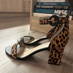Marc Fisher Animal Print Block Heels